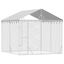 vidaXL Perrera de exterior con techo acero galvanizado plata 3x9x2,5 m, , large indicador imagen numero 6